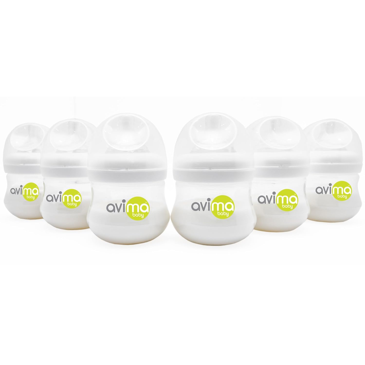 Avima 4oz Anti Colic Baby Bottles - Gentle Feeding for Newborns