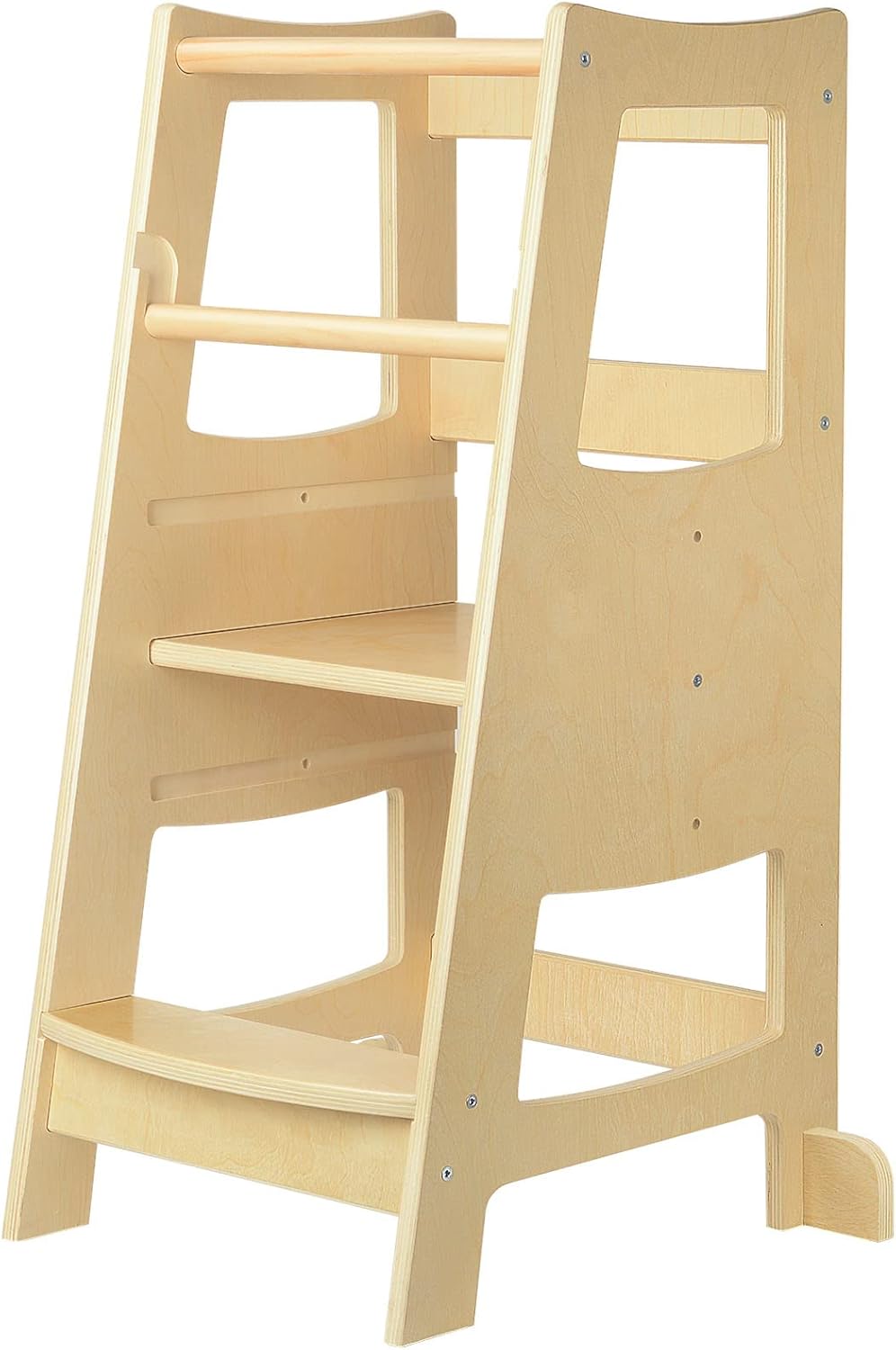 Toddler Step Stool with Safety Rail for Kitchen and Bathroom