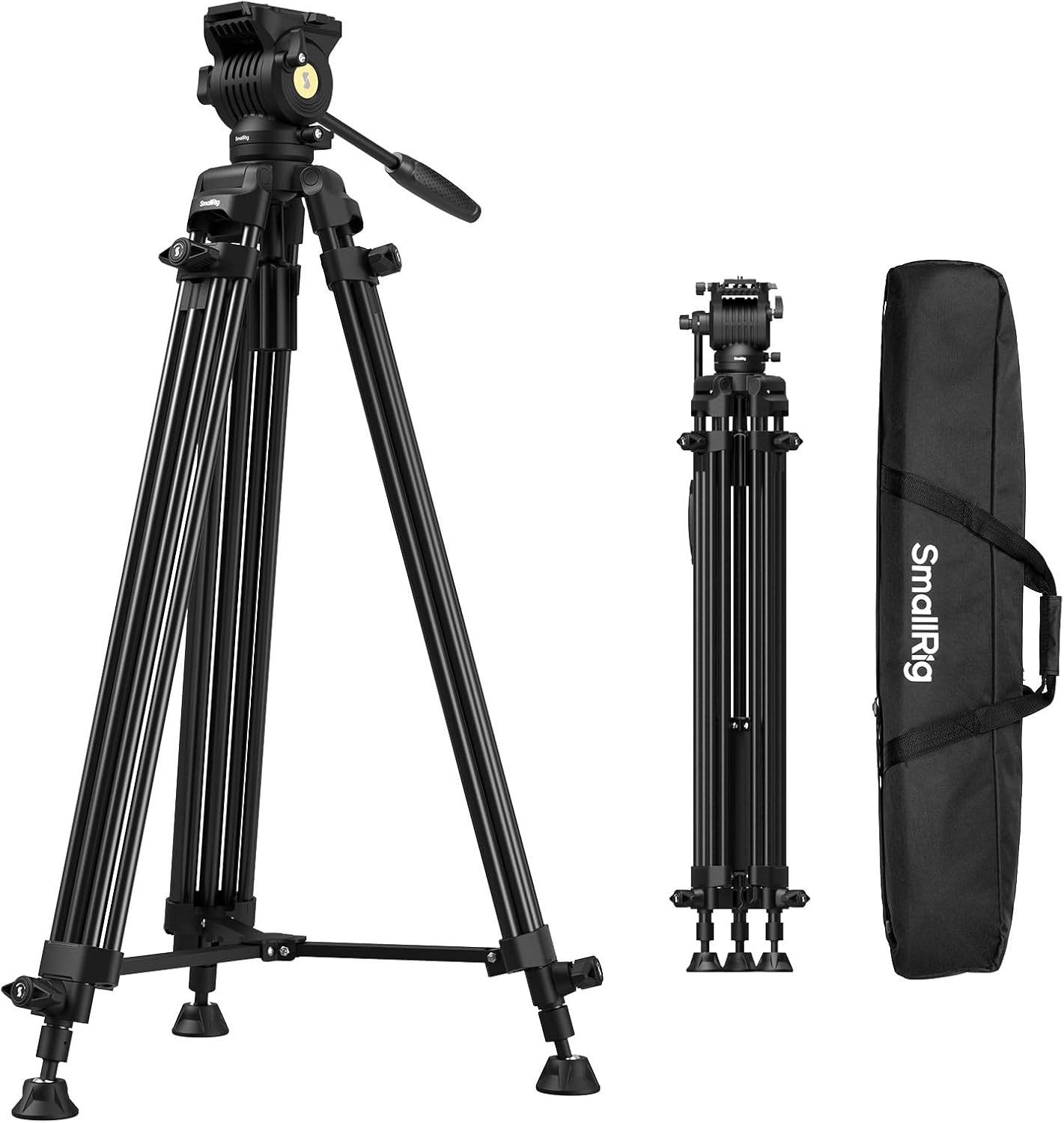 SMALLRIG 73ft' Heavy Duty Aluminum Alloy Video Tripod Review