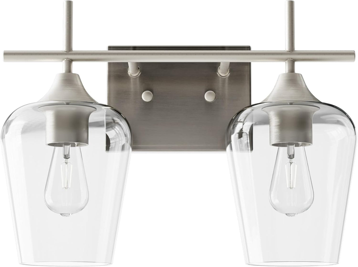 VONLUCE Bathroom Vanity Light with Modern Brushed Nickel Finish