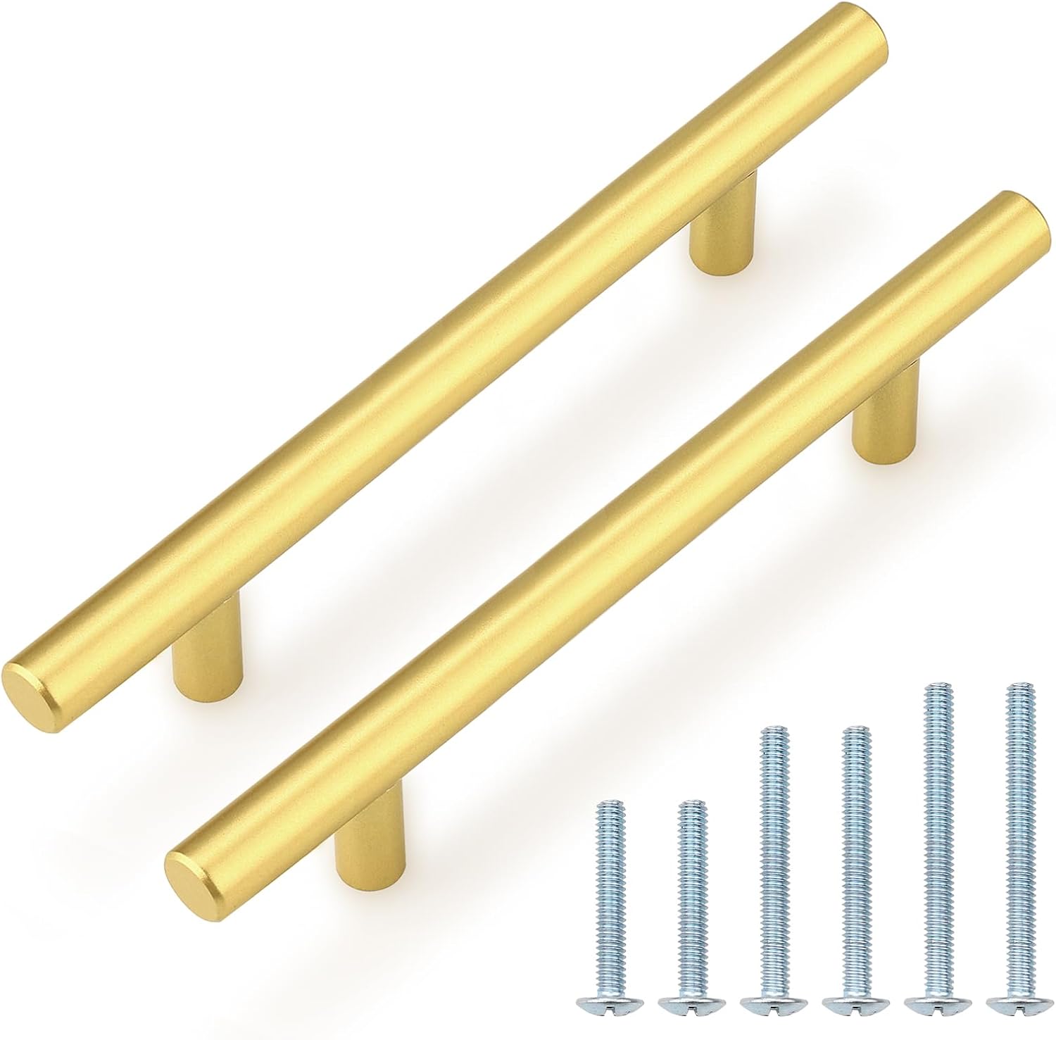 Probrico 30 Pack 5 Inch Center-to-Center Gold Cabinet Pulls