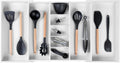 Kitchen Drawer Organizer Expandable Bamboo Drawer Tray - Custom Layout