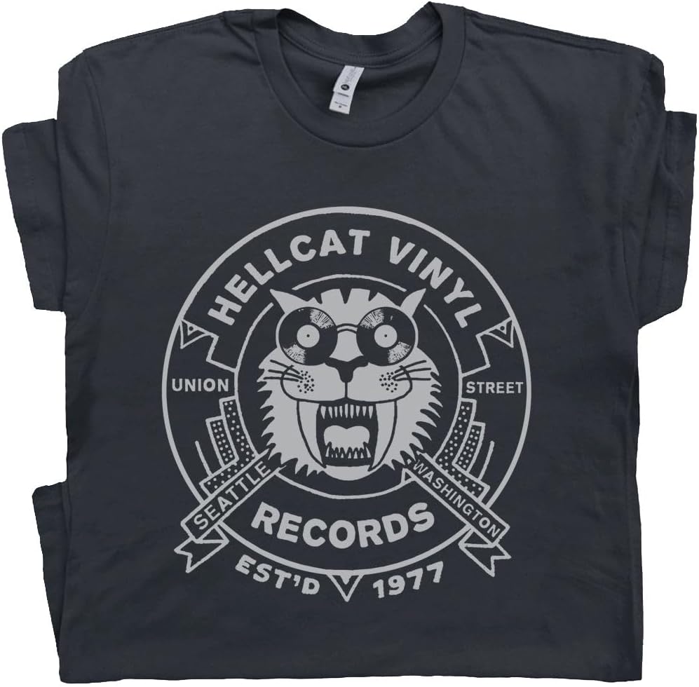 Seattle Vintage Vinyl Tee by Shirtmandude - Retro Cool Style