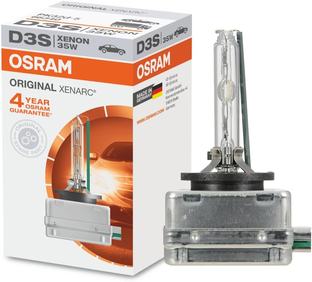 Genuine Osram 66340 Xenarc 35W D3S PK32D-5 4600K HID Bulb