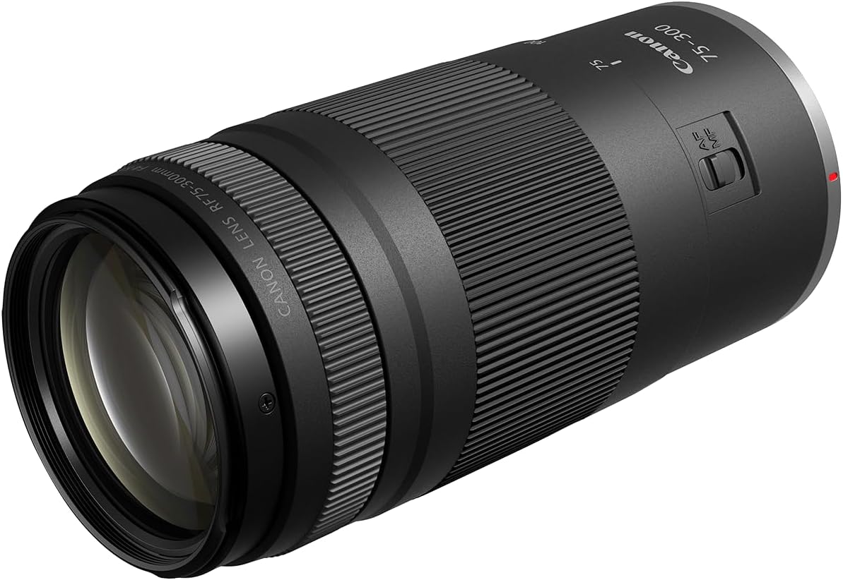 Canon RF75-300mm F4-5.6 Telephoto Zoom Lens for Stunning Shots