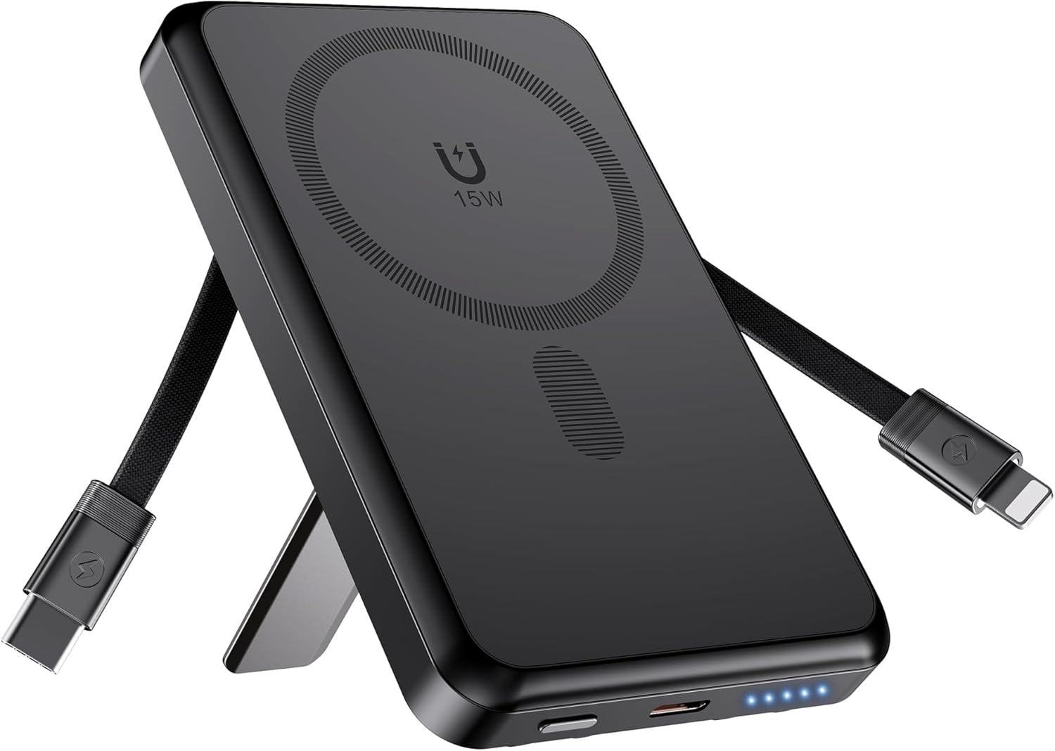 Wireless Portable Charger for iPhone with 4 Outputs & Fast Charging