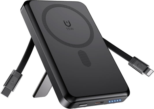 Wireless Portable Charger for iPhone with 4 Outputs & Fast Charging