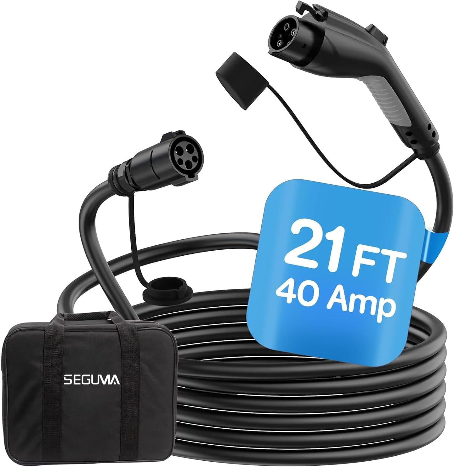 SEGUMA 21ft EV Charger Extension: Fast, Versatile Charging