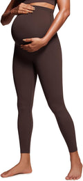Womens Butterluxe Maternity Leggings Over-The-Belly 25in - Soft
