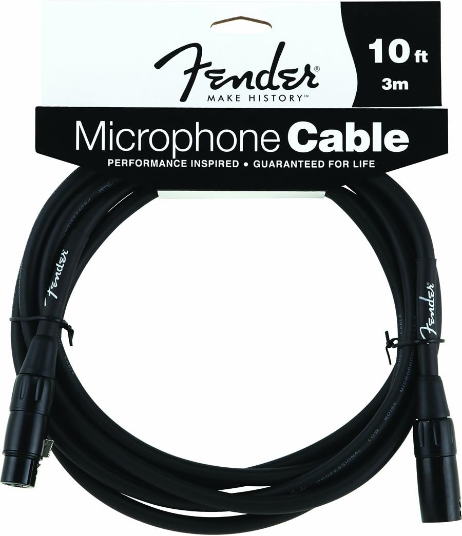 Fender Performance Series Microphone Cable for Superior Sound