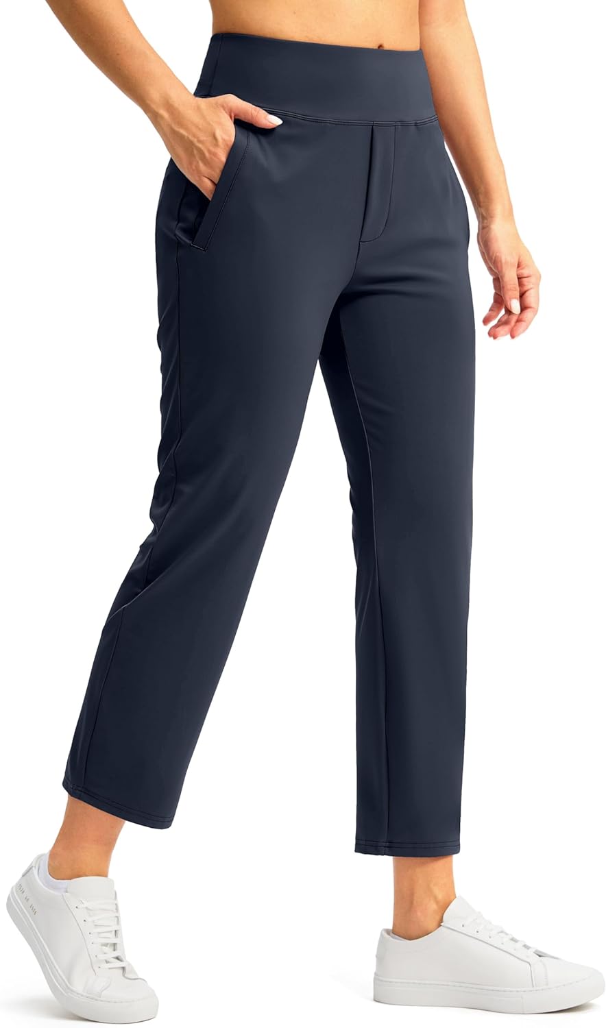SANTINY Women's 7/8 High Waisted Stretch Ankle Pants Review
