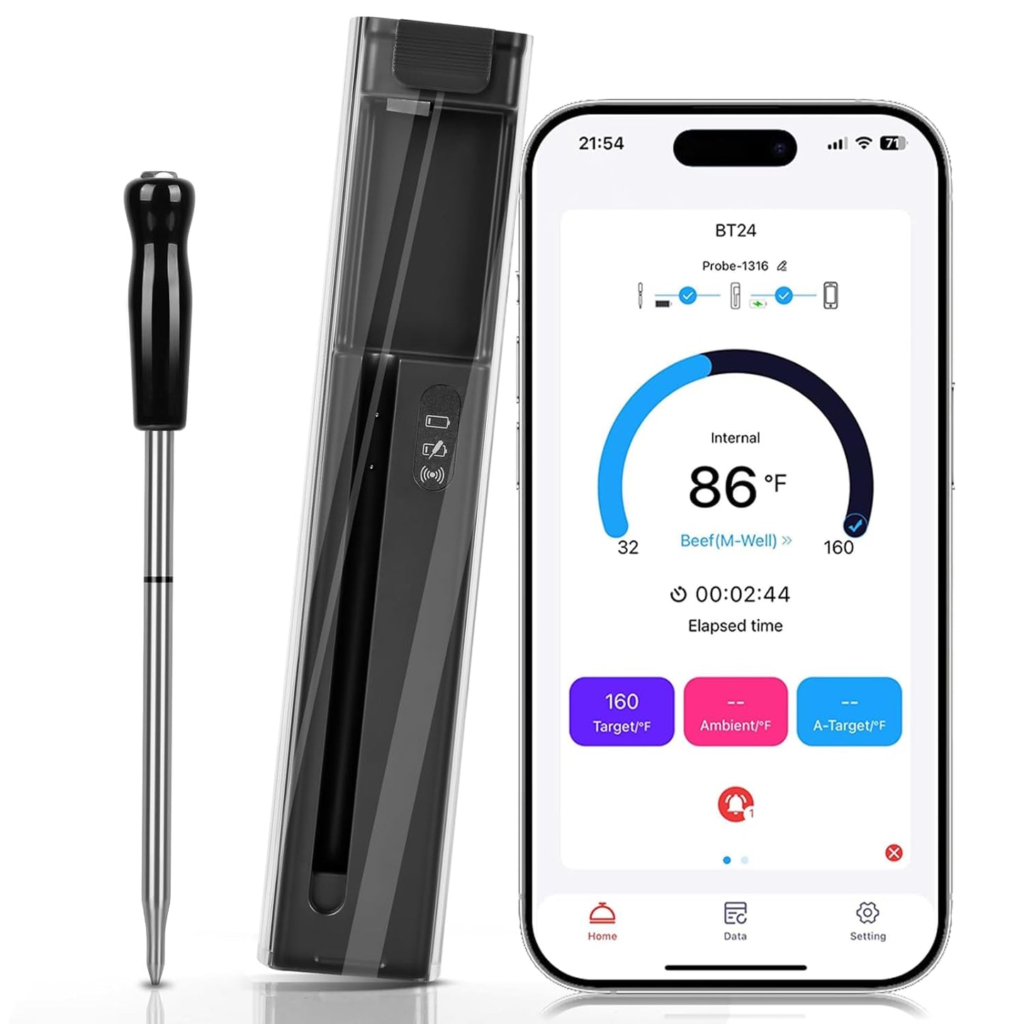 Wireless Smart Meat Thermometer - ChefLab - Ultimate Precision