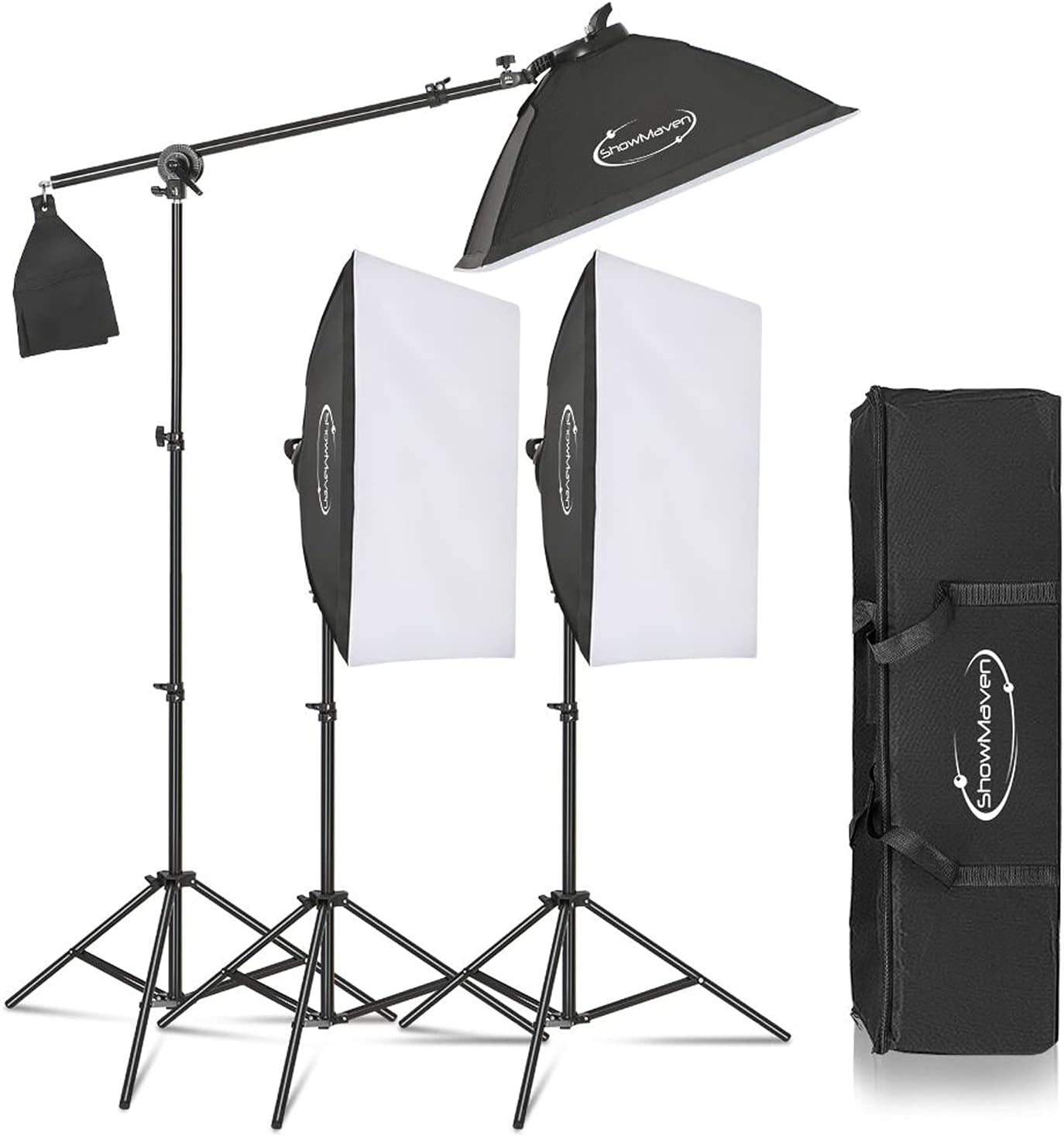 45W Dimmable LED Light Studio Kit with Softbox for Photography
