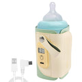 Portable Bottle Warmer for Travel - Fast 18W Heating & Temp Display