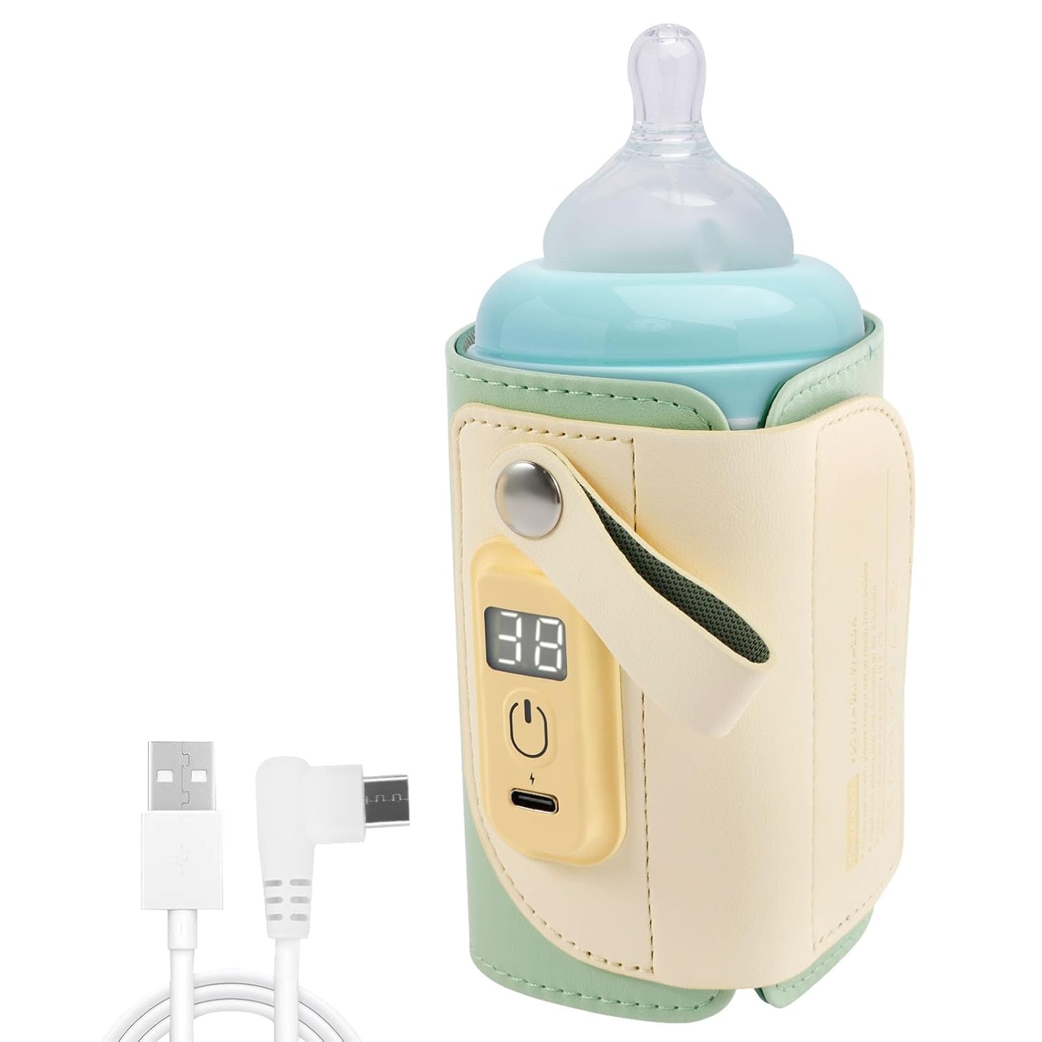 FALESOUL Portable Bottle Warmer - Fast Heating for Constant Temperature Feeding