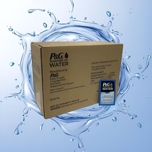 240 Portable Water Purifier Packets by P&G