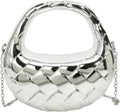 Acrylic Handbags for Women Cute Moon Clutch - Trendy Evening Purse