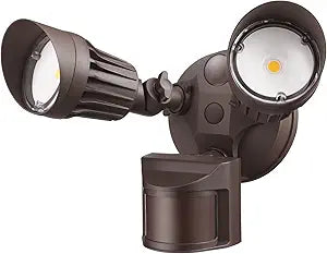 LEONLITE COB LED Security Light with Motion Sensor for Outdoors