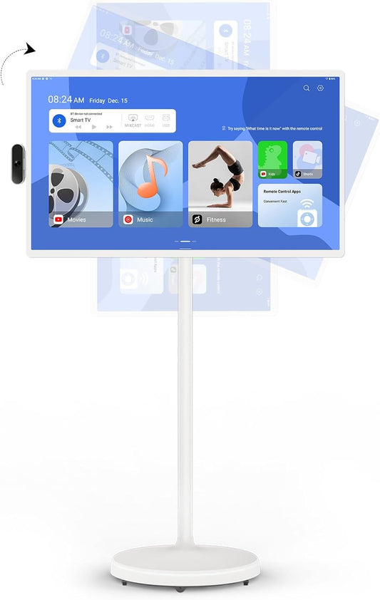 Portable Smart TV: Full HD Touch Screen, Android OS, Voice Control