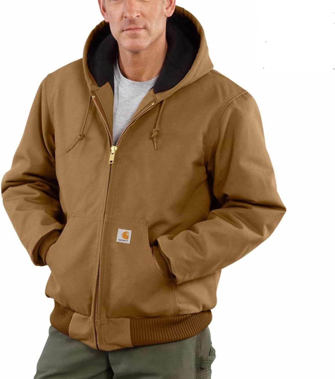 Carhartt Men's Loose Fit Insulated Flannel-Lined Active Jacket