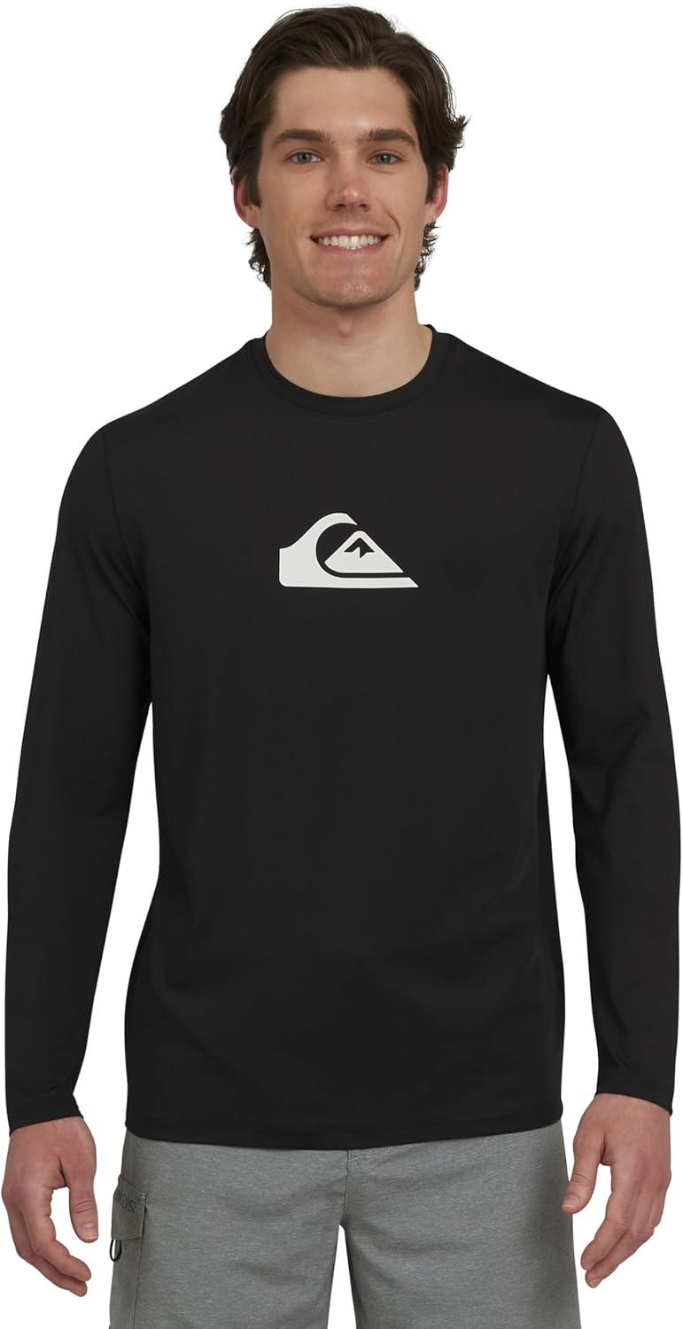 Quiksilver Men's Swimwear Long Sleeve UPF 50 Rash Guard Shirt