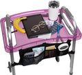 StrongArm Clear View Walker Tray + Bag + Non-Slip Mat & Cup Holder