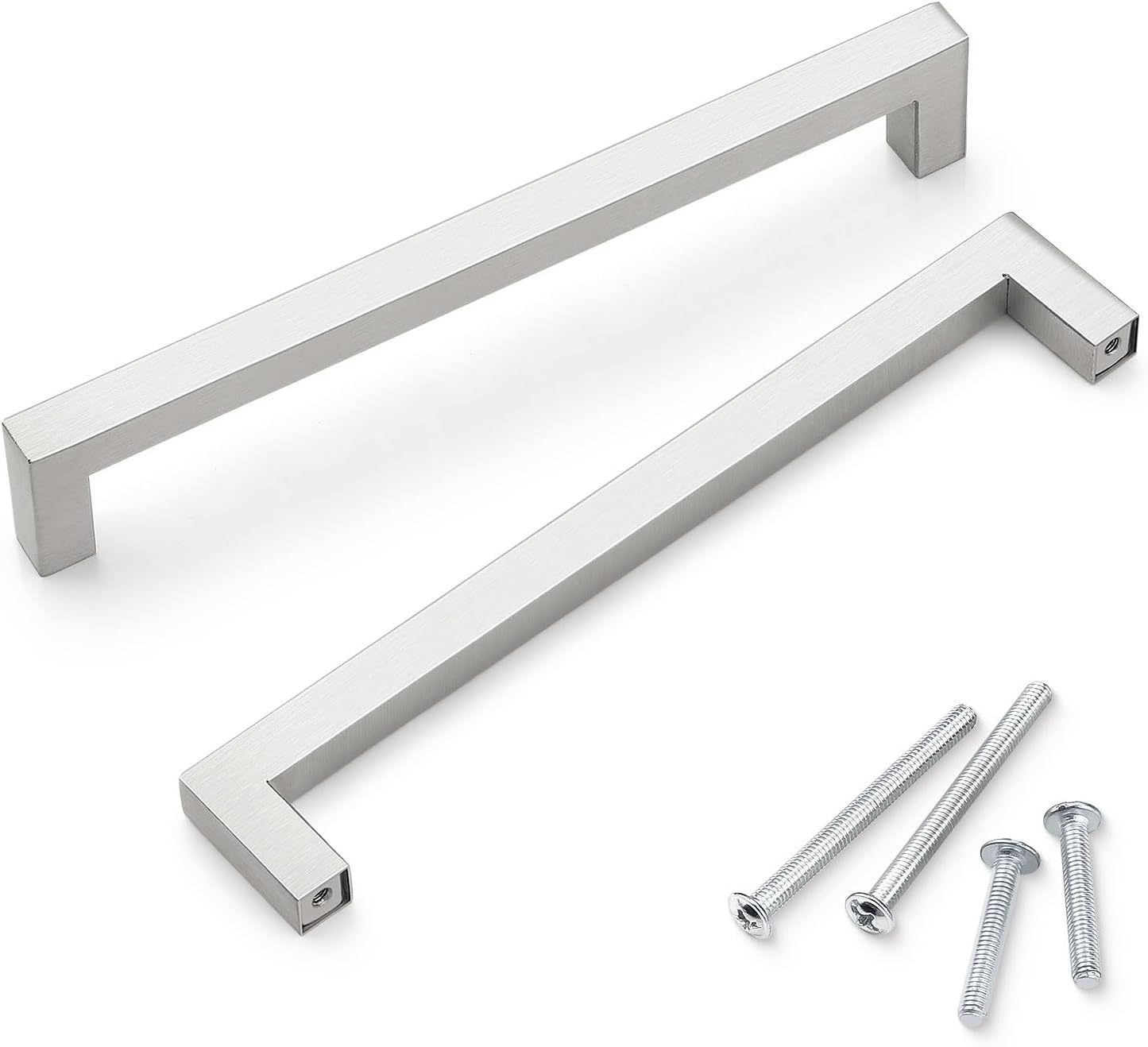 Probrico 30 Pack Kitchen Cabinet Handles in Brushed Nickel Finish