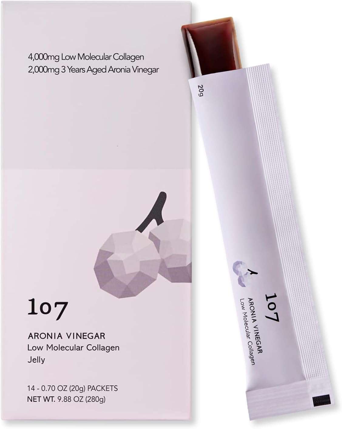 107 ARONIA Vinegar Collagen Jelly Stick for Inner Beauty