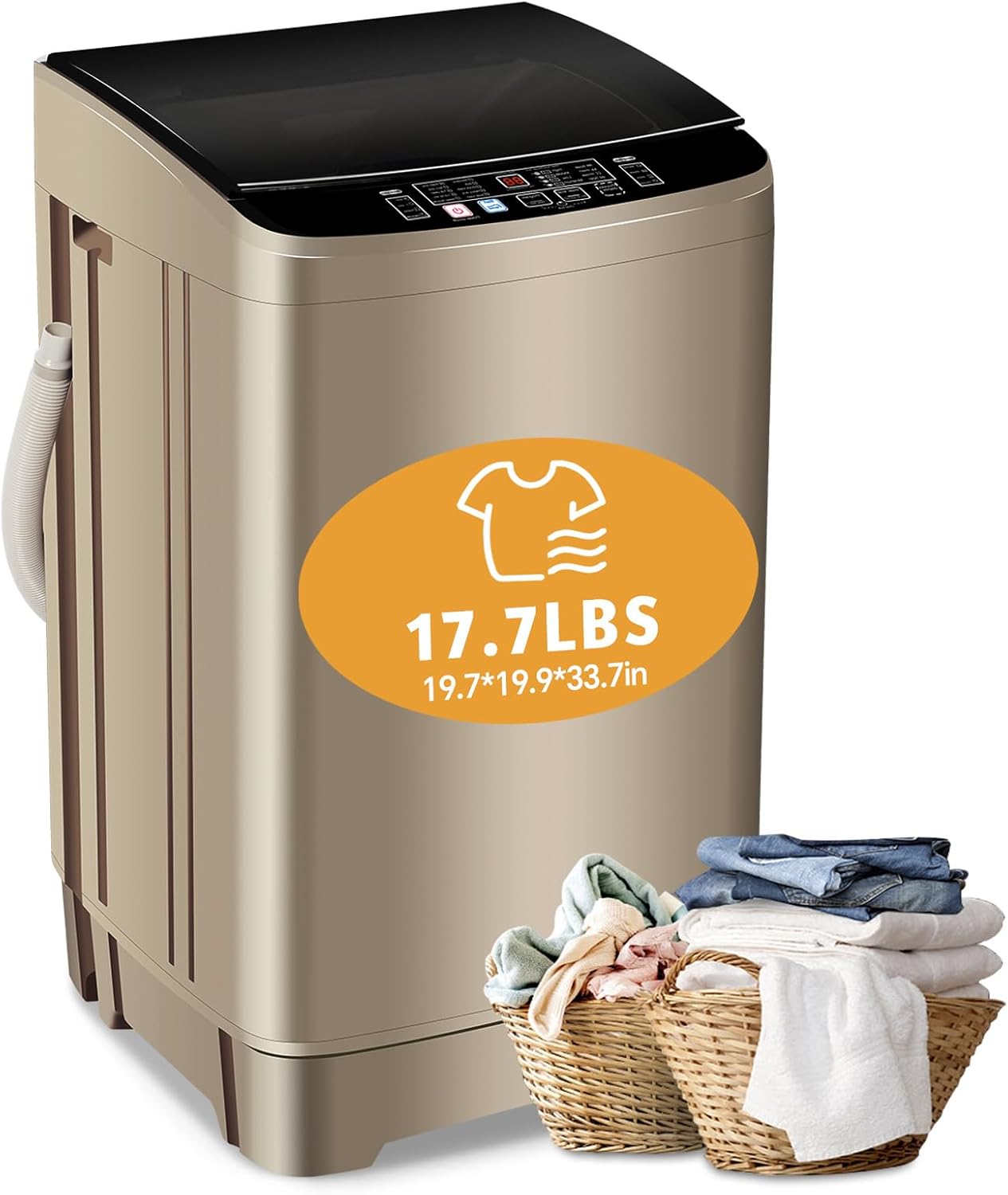 Portable Washing Machine Clothes Washer Combo for Small Spaces