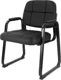 CLATINA Classic Reception Chair with Padded Armrests - Ergonomic Guest