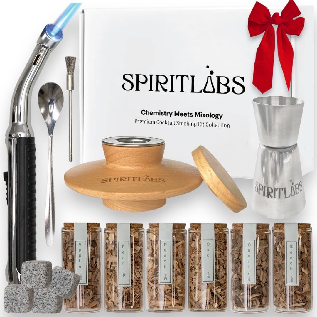 Premium Cocktail Smoker Kit: 6 Wood Chip Flavors