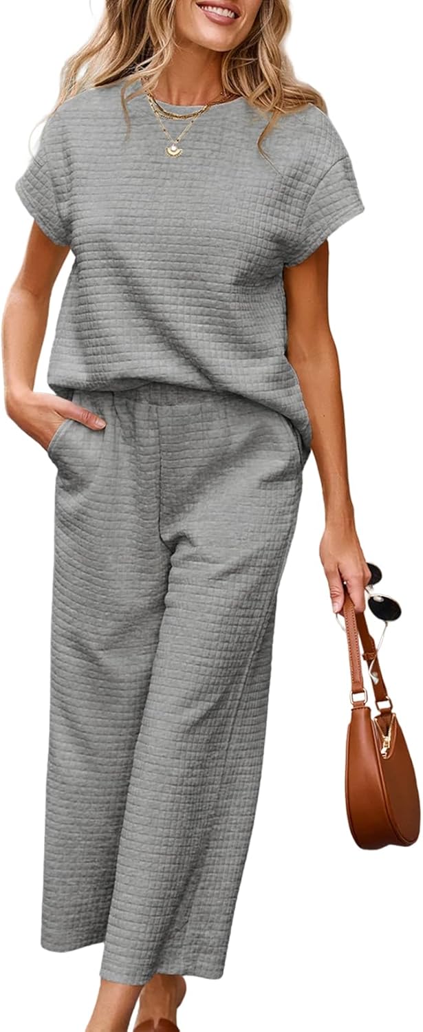 SHEWIN Womens Two Piece Fall Outfits for Casual Comfort