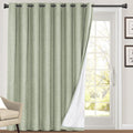 PrinceDeco Blackout Curtains 84 in Long Patio Panel - 100% Blackout