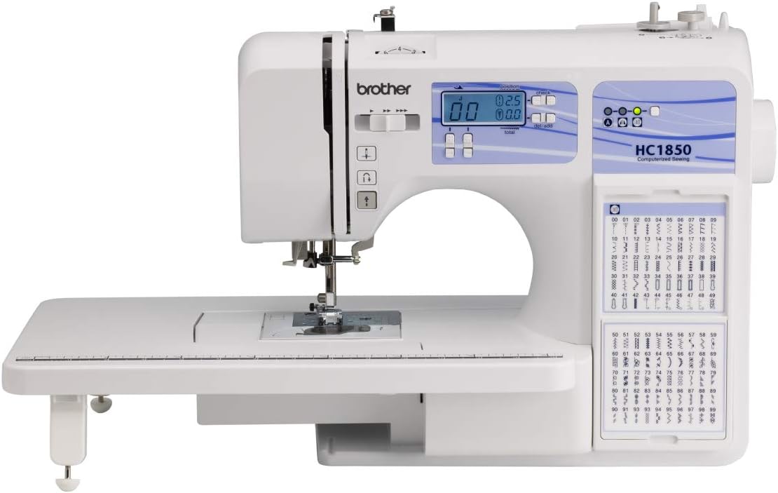 Brother HC1850 Sewing Machine, 185 Stitches, LCD Display
