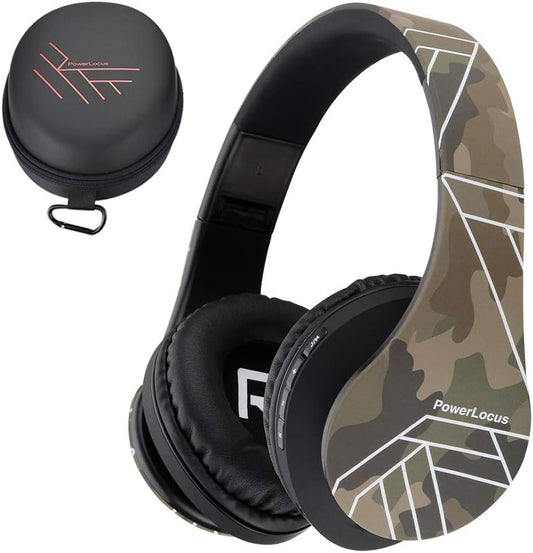 Wireless Stereo Headphones with Mic - PowerLocus