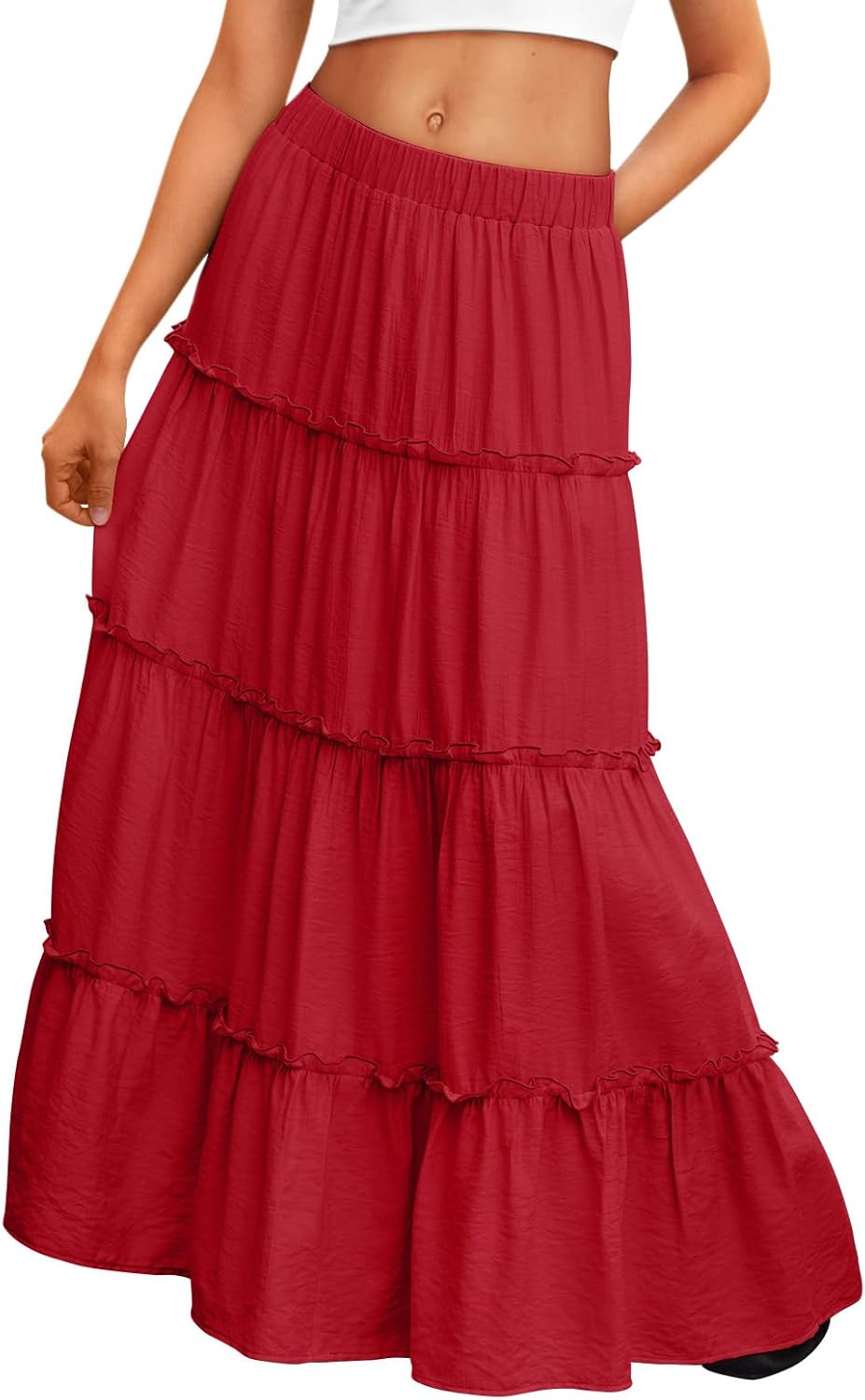 Trendy Queen Long Skirts for Women Boho Maxi Skirt Fashion