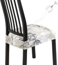 Waterproof Dining Chair Seat Covers Set of 6 for Easy Protection