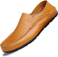 Go Tour Men's Premium Leather Slip on Loafers (Style VHBL)