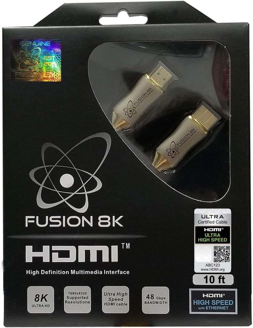 HDMI 2.1 Certified Cable for 10K, 8K, and 4K Gaming