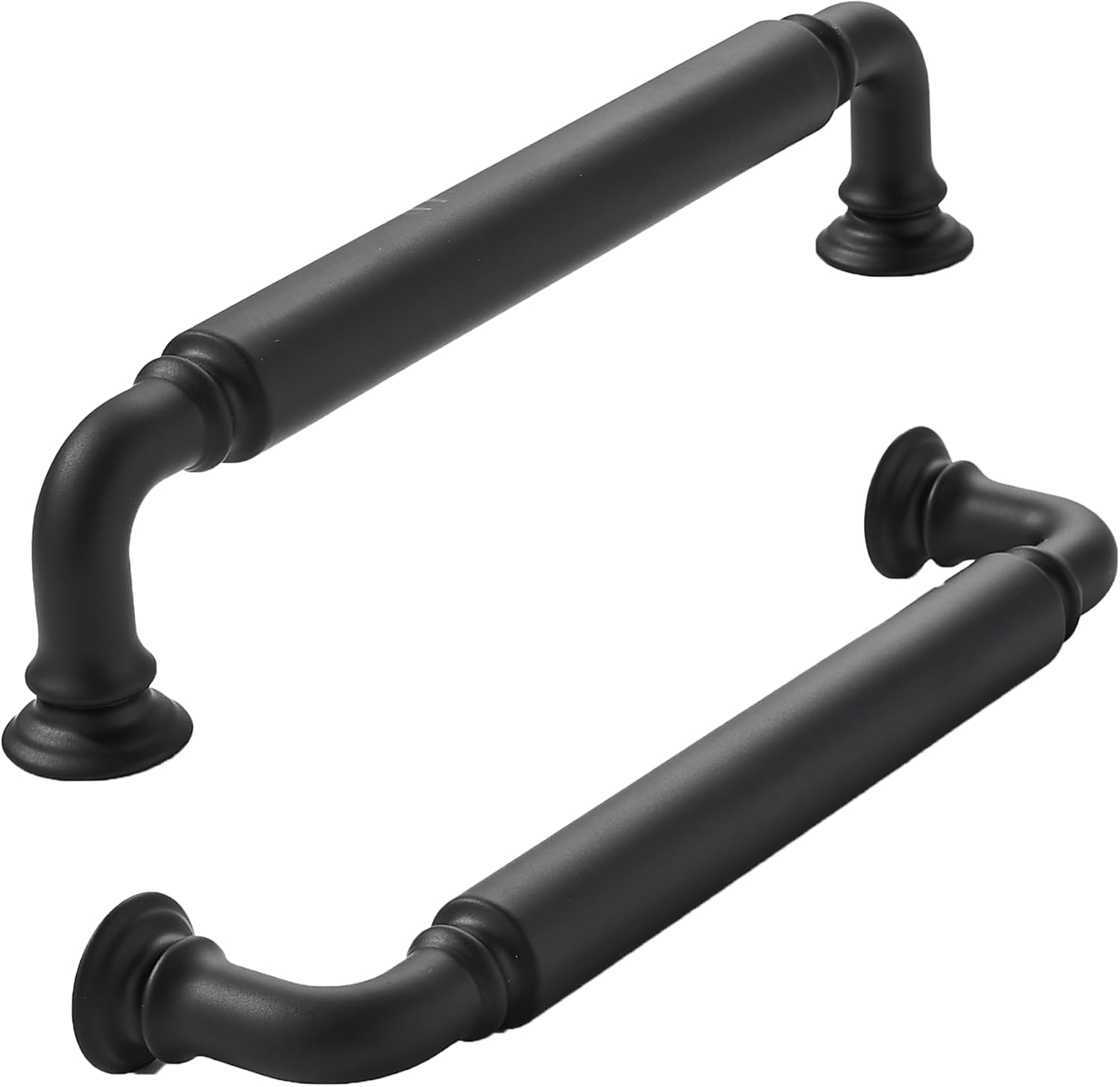 Matte Black Heavy-Duty Cabinet Pulls for Kitchen and Bathroom