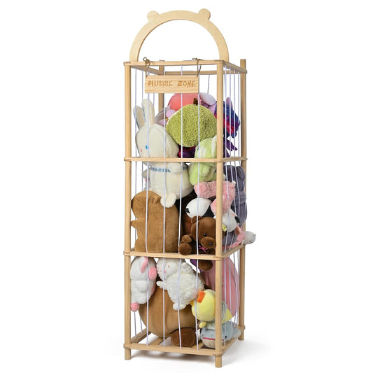 Vertical Stuffed Animal Holder for Space Saving Storage Solution