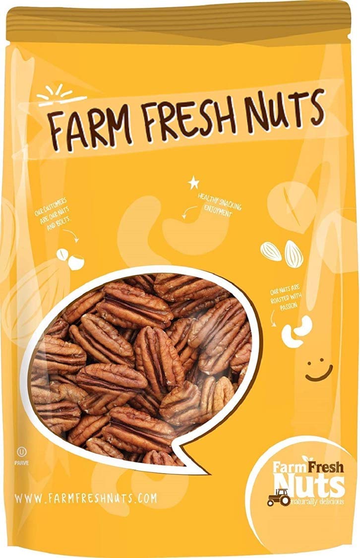 Whole Shelled Raw Georgia Pecans for Healthy Snacking Delight