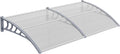 VINGLI Window Awning Door Canopy 40 in x 80 in - Clear Polycarbonate