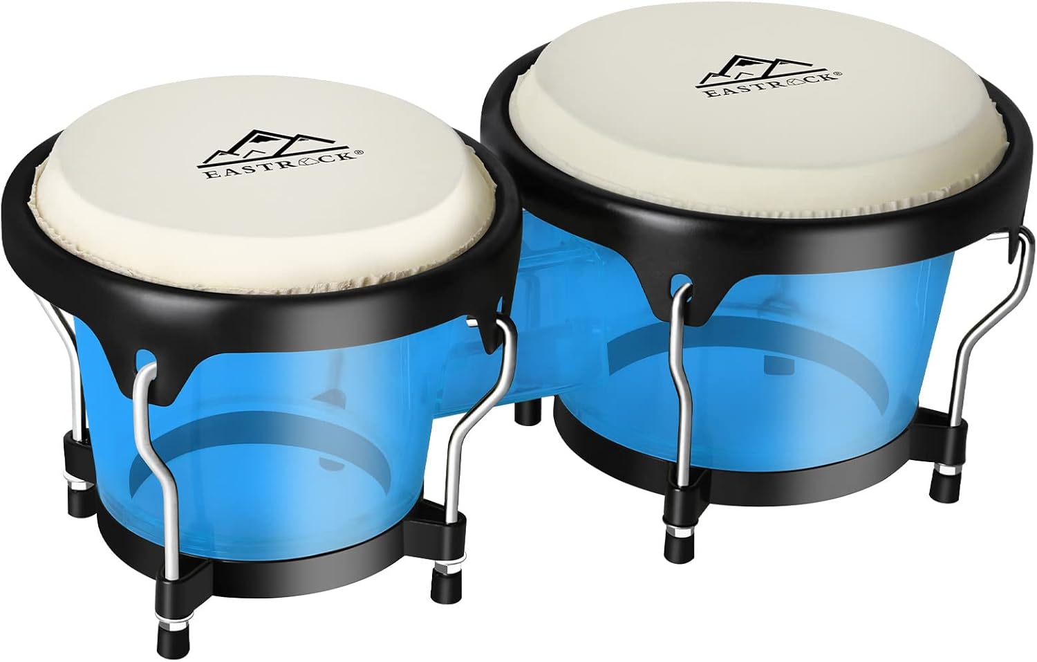 EastRock Bongo Drums Set for Kids and Adults - 6 and 7 Inch