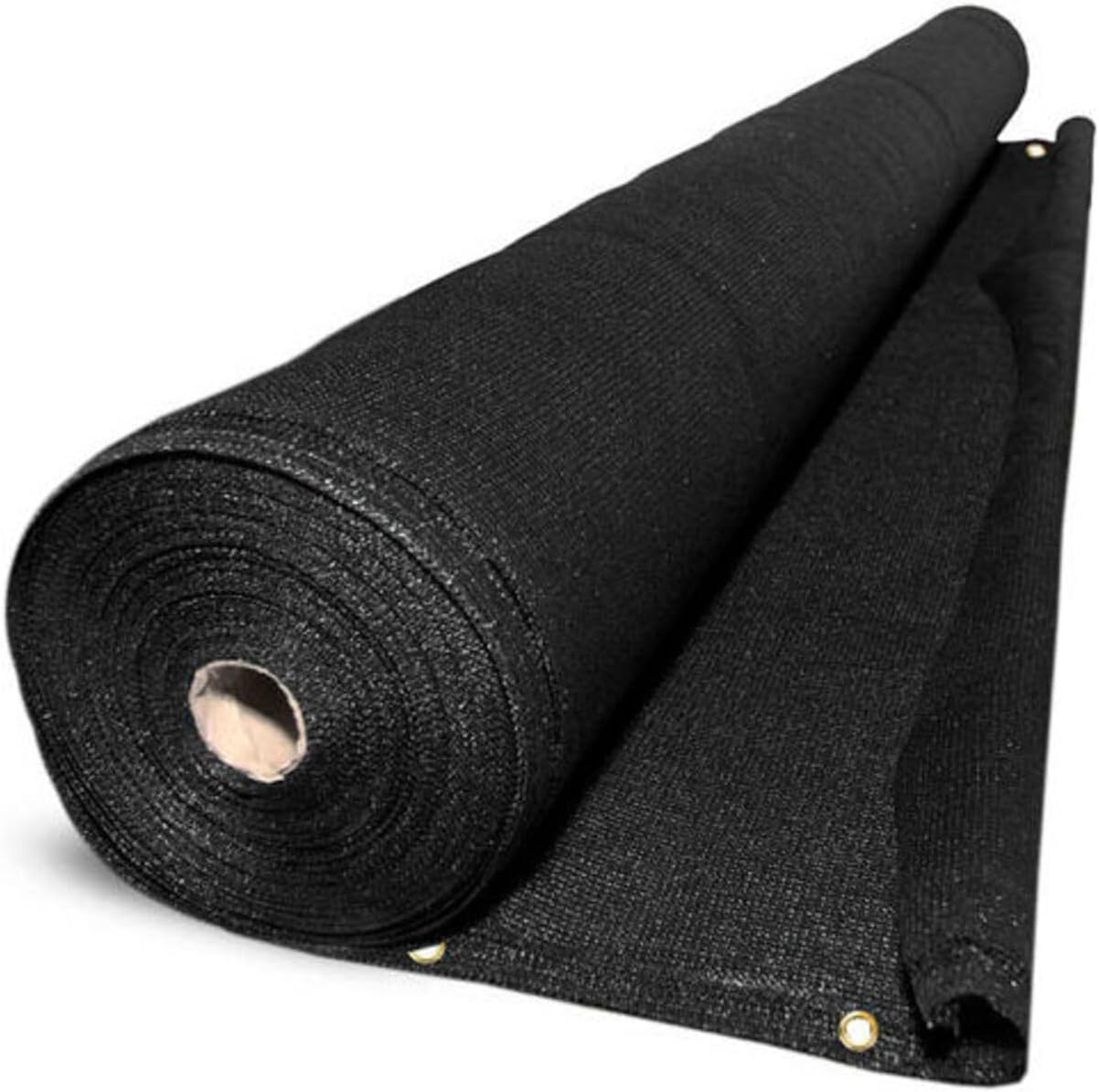 Boen Backyard Privacy Screen Fence Covering 6ft x 25ft - Black