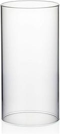WGVI Hurricane Candle Holder Sleeve Wide 4in Height 6in - Clear