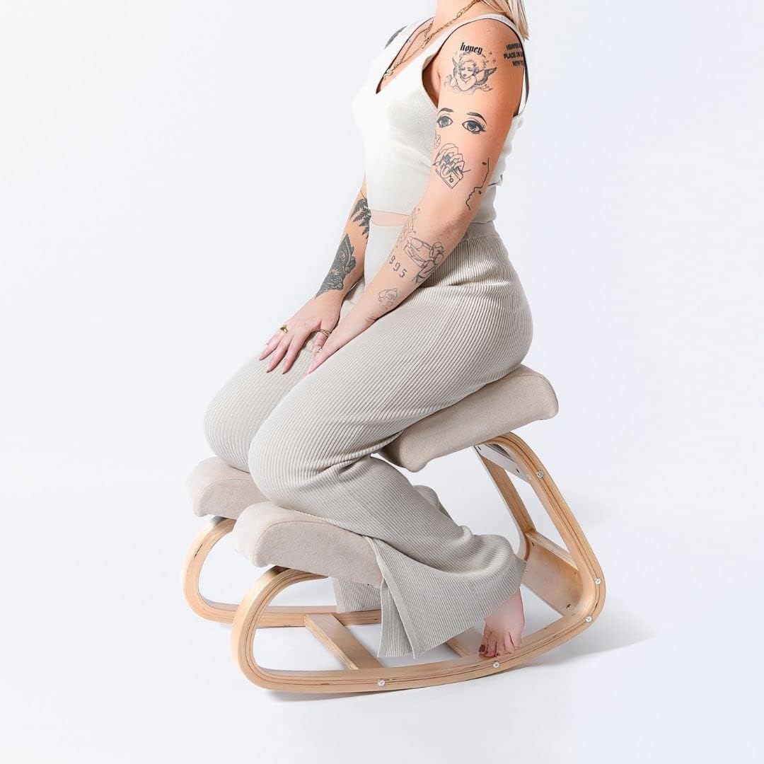 Sleekform White Kneeling Chair - Active Sitting!