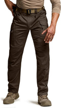 CQR Men's Flex Stretch Tactical Pants - Durable, Pockets Focused