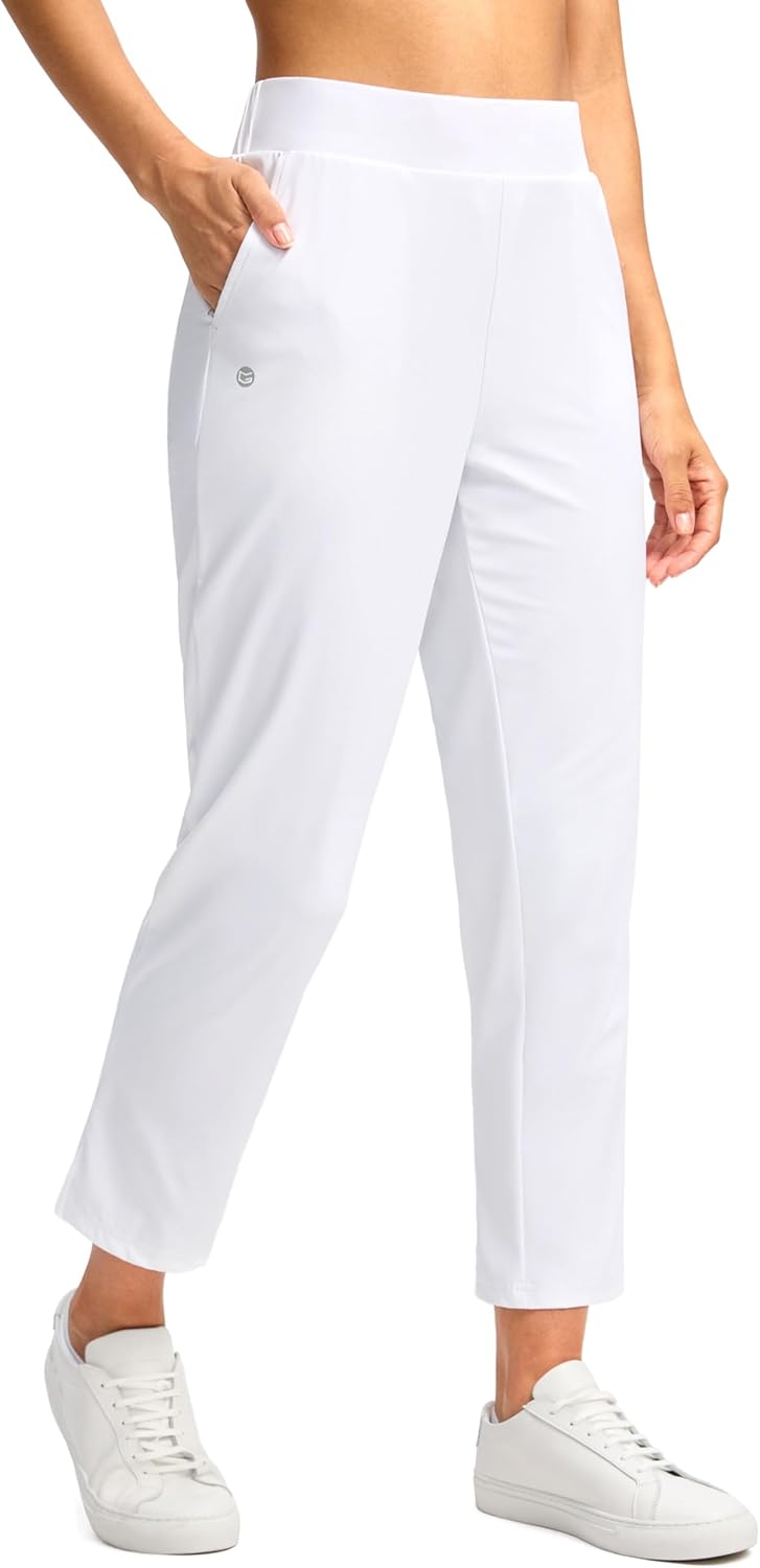 G Gradual Women's 7/8 Golf Pants with Stretchy Comfort Fit