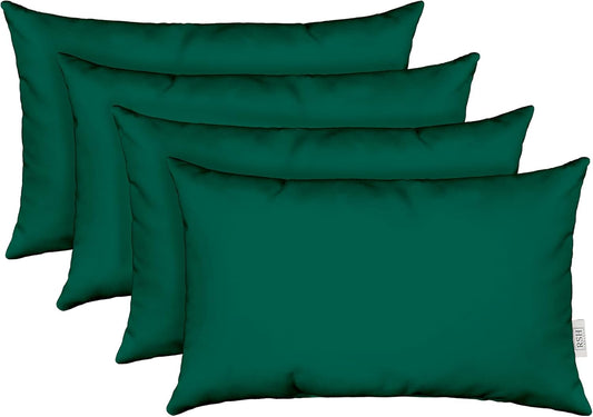 Sunbrella Lumbar Throw Pillows Set of 4 for Outdoor Comfort